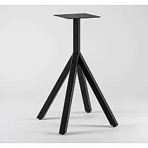 Central bordfod af stål, højde 60 cm, fodmål 43x43 cm, til bordplader op til 70x70 cm