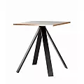Metal leg for big table surfaces