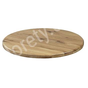 Round Oak Table Top Rustik Design, Circular Oak Table Top