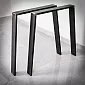 Patas de mesa de metal en estilo clásico, 40x45cm (2 piezas)