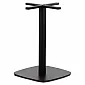 Base de mesa central fabricada en acero, color negro, medida pie: 50x50 cm, H: 73 cm, 16,5 kg