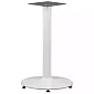 Elegant Metall Zentral Dësch Base aus Stol, Héicht 72,5 cm, Basis Duerchmiesser 46 cm, wäiss Faarf