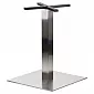 Pata de mesa de acero inoxidable, medidas 55x55 cm, altura 72,5 cm, para superficies de hasta 90x90 cm