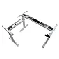 Estructura de taula metàl·lica amb ajust d'alçada elèctric per a oficina, alçada ajustable de 61.5-126.5 cm, color negre, tres motors