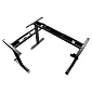 Gran estructura de taula metàl·lica amb ajust d'alçada elèctric per a oficines, alçada ajustable de 61,5-126,5 cm, color negre, tres motors