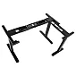 Estructura de mesa de metal con ajuste eléctrico de altura, altura 71-119 cm, color negro, tres motores, longitud 123,5-175,5 / 88,5-135 cm