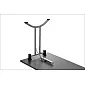 Estructura de mesa plegable de metal que ahorra espacio hecha de acero, altura 72,5 cm, profundidad 59 cm