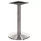 Metalna baza stola od nehrđajućeg čelika, brušena, promjera 45 cm, visine 71,5 cm