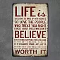 plaque-murale-decorative-la-vie-est-trop-courte-30x20-cm