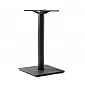 Pied de table central en métal haut de gamme en acier, pour plateau jusqu'à 80x80 cm, hauteur 72 cm, poids 17 kg, plusieurs coloris