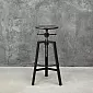 Justerbar barstol i vilda västern, material stål-trä, höjd 65 - 95 cm