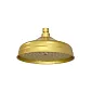 Reendusch, antik Messingstil, giel Faarf, Duerchmiesser 20 cm