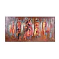 Grouss 3D Metallkonschtwierk, Bild 