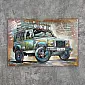 Kovový obraz 3D off-road, 120x80cm