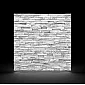 3D strafor taş efektli dekoratif duvar panelleri 60x60 cm, 12 adet set (4,32 m2)