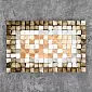3D artwork, mosaic tone games, 75x116 cm