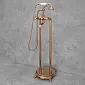 Torneira de banheiro autônoma, cor - ouro rosa, polida, altura: 105cm