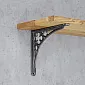 Gietijzeren plankdrager, beugel met afmeting 17x20 cm, 