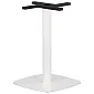 Base de mesa central, altura 71,5 cm, dimensiones del pie de base 49,5 x 49,5 cm, color blanco