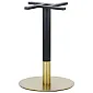 Zentraler Tischfuß, aus Edelstahl, Farbe Gold/Schwarz, Fuß 50cm, Höhe 72cm