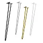 Pieds de table décoratifs en acier « Hairpin » composés de 2 barres, diamètre 10 mm, hauteur 80 cm, lot de 4 pieds