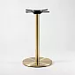 Elegant brass table base, for table tops up to 80 cm, colden color