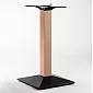 Base tavolino ghisa-legno, base colore nero, peso 18,5 kg, piani fino a 80x80 cm, altezze 60 cm, 72 cm, 106 cm