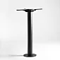 Floor-mounted steel table base – powder coated in any RAL color, 60 cm, 72 cm or 106 cm feight, fits tabletops up to 90 cm