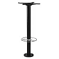 Zentrales Tischbein aus Metall, Bars, Cafés, Höhe 106 cm, bodenmontierbar