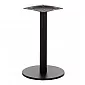 Gamba centrale del tavolo in metallo, nera, Ø40 cm, altezza 71,5 cm