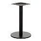 Pota central de taula de metall, negra, Ø40 cm, alçada 71,5 cm