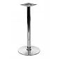 Metall zentrale Dësch Been, Chrom Effekt, Héicht 110 cm, Duerchmiesser 46 cm