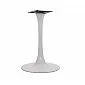 Išlenktas centrinis metalinis stalo pagrindas, baltai pilkas, skersmuo 49 cm, aukštis 72,5 cm