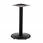 Metal table leg in black color, diameter 45 cm, height 72.5 cm