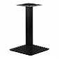 Cast iron table base coated with powder paint, 45,5x45,5 cm, height 72.5 cm