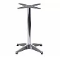 Sentralt bordfot i aluminium, justerbar høyde 70,5-72 cm, undersokkel størrelse 58x58 cm, vekt 6,1 kg