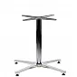 Aluminum table base 71x71 cm, height 58 cm, weight 3.5 kg