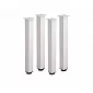 Picioare de masă din aluminiu color din aluminiu anodizat, înălțimi 71 cm, 82 cm, 110 cm, secțiune transversală 60X60 mm, set de 4 buc.