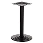 Base de mesa em ferro fundido com coluna central, diâmetro da placa inferior 43 cm, altura 72 cm