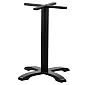 Pied de table en fonte avec colonne centrale, taille du pied 62x62 cm, hauteur 72 cm