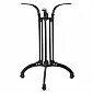 Støpejerns bordfot, 3 fot, 54x54 cm, høyde 72,5 cm, egnet for bordplater opp til D90 cm, vekt 12,8 kg