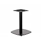 Metal table base with central leg, dimensions 45x45 cm, height 57.5 cm, weight 13.1 kg