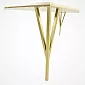 Luxe metalen tafelpoten in gouden kleur, hoogte 42 of 72 cm, set van 4 poten