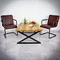 X tipi metal masa ayakları, 40x45cm, 60x40cm veya 80x45cm ölçülerinde, 2 ayaklı set