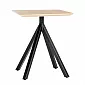Base tavolo in metallo realizzata per grandi superfici, altezza 72 cm, progettata per piani tavolo fino a 100 cm di diametro