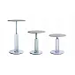 Elegant design central bordsfot i metall, tillgänglig höjd 60, 72 eller 106 cm