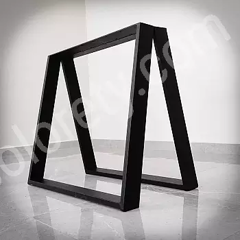 Metal masa ayakları kare şeklinde, 75x72cm (2 adet)