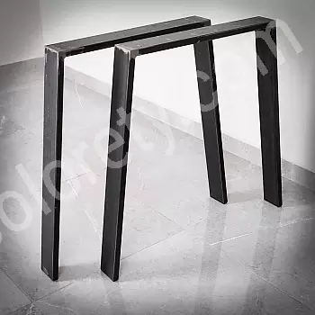 Klasik tarzda metal masa ayakları, 40x45cm (2 adet)