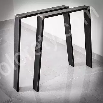Metal table legs in classic style, 40x45cm (2 pcs)