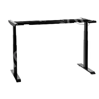 Cadru de masă metalic cu înălțime reglabilă electric, două motoare, culoare neagră, înălțime 61,5-126,5 cm, lungime 119-172 cm